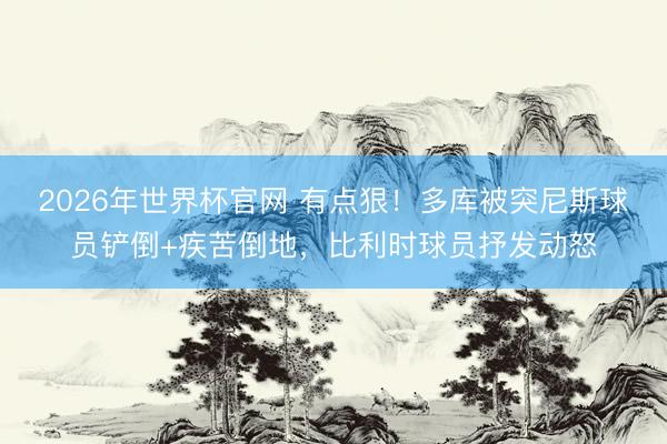 2026年世界杯官网 有点狠！多库被突尼斯球员铲倒+疾苦倒地，比利时球员抒发动怒