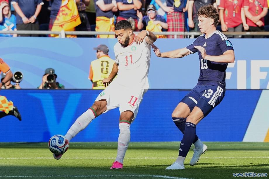 [图]全国杯：赛巴里70秒闪击破门 摩洛哥1-0苏格兰2026年世界杯官网